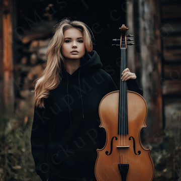 women’s black hoodie mockup, outdoor lifestyle scene, gildan 18500, front view, digital download for Etsy and Shopify