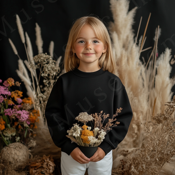 Black Kids Sweatshirt Mockup – Studio Scene